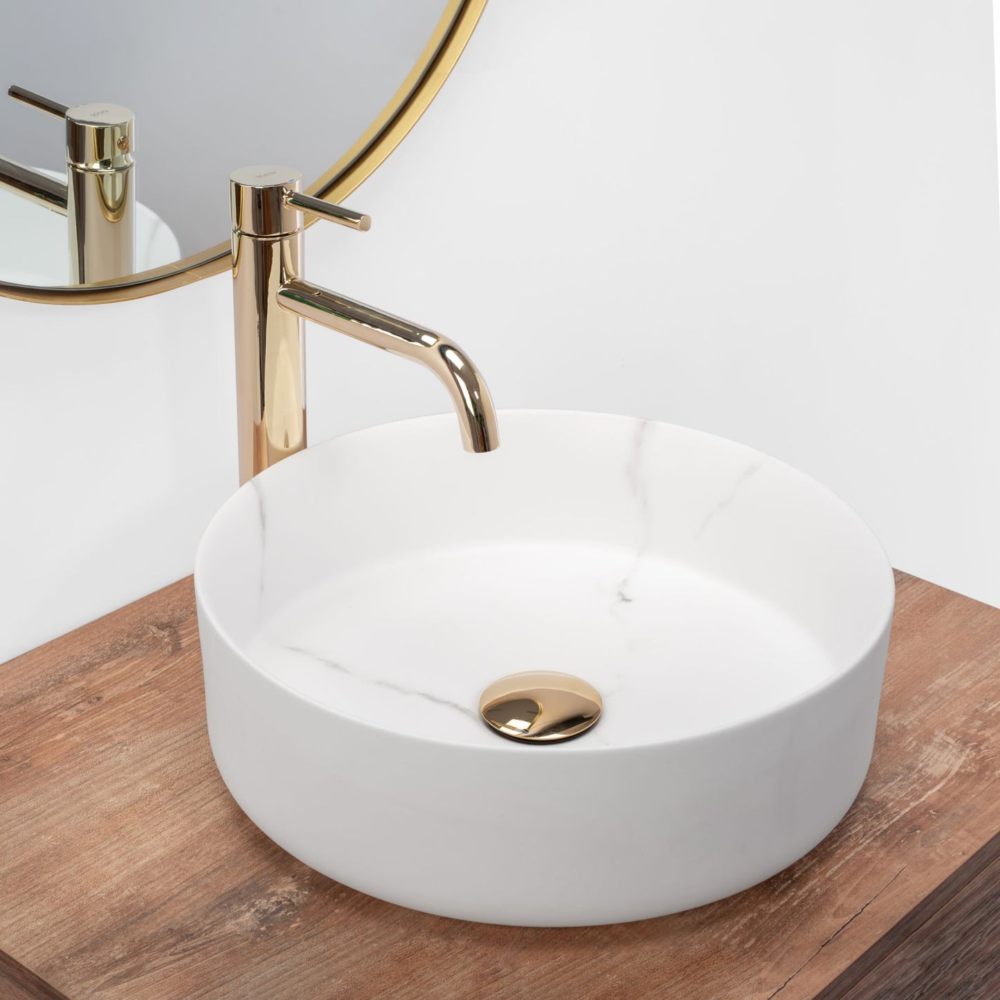 Lavoar pentru blat Rea Sami Marble Mat 2