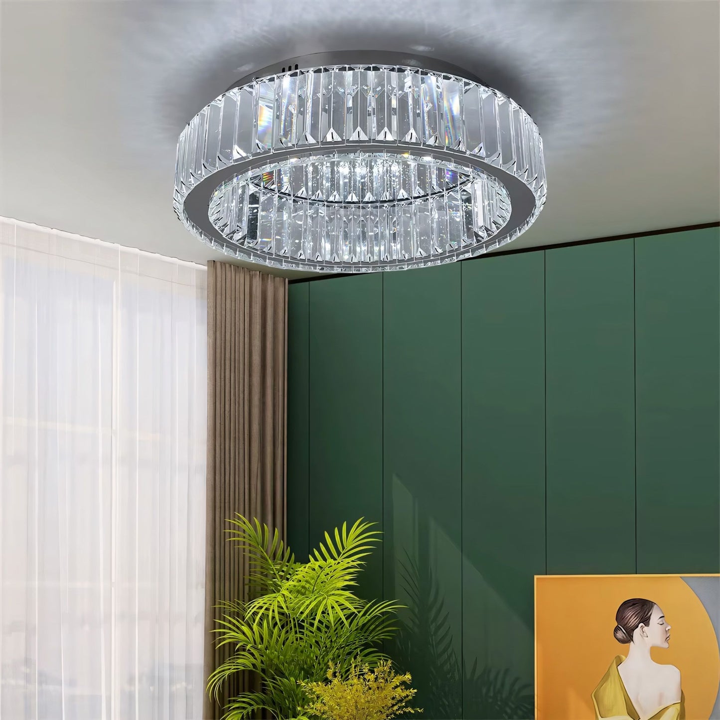 Lampă De Cristal App1744-c 50 Cm Chrome  5