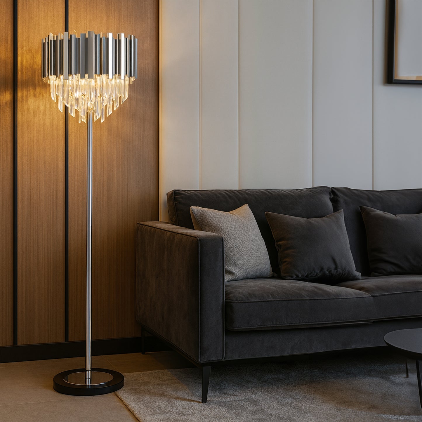 Lampa APP1716-3F Chrome  2