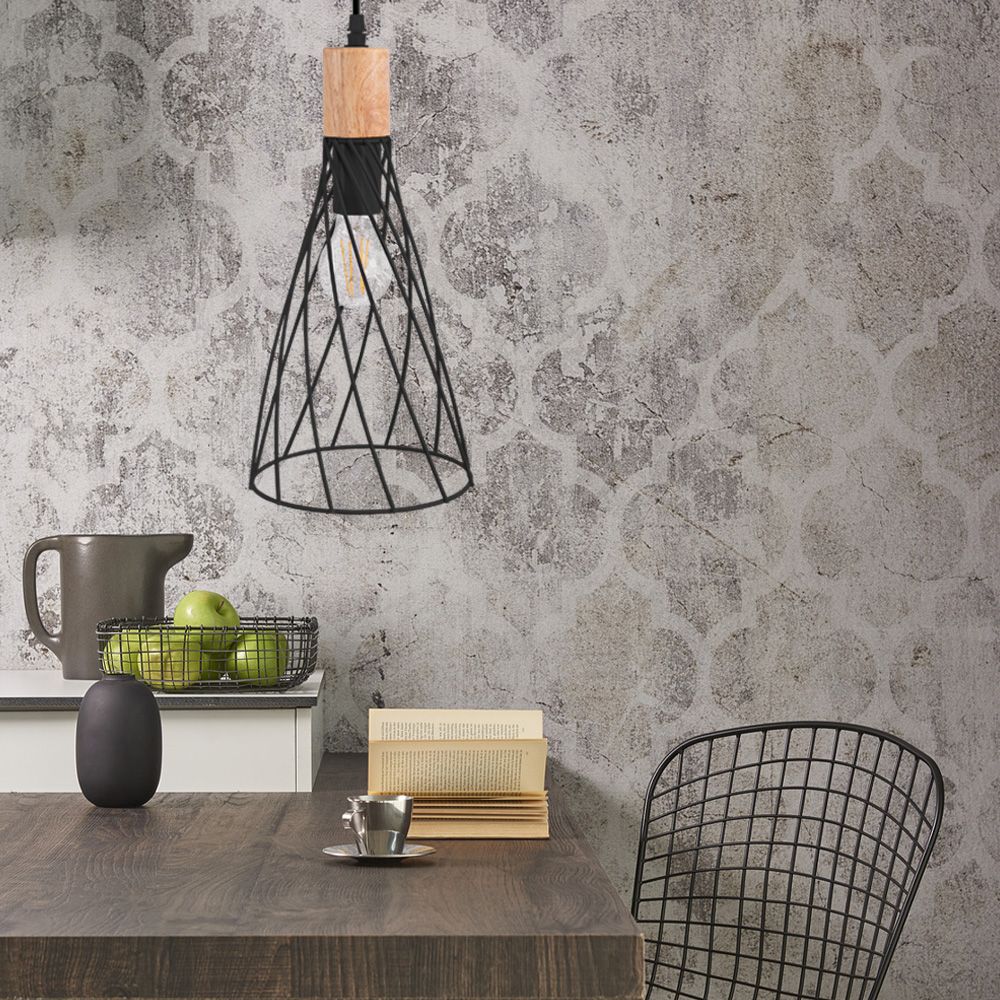Lampă de tavan APP1268-1CP Black  6