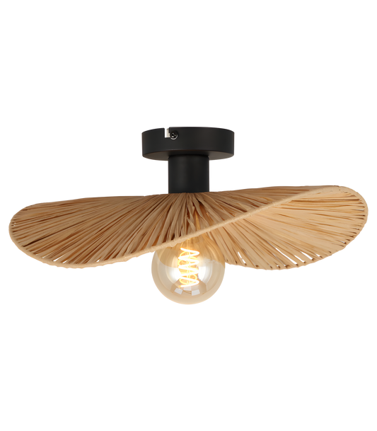 Lampă Suspendată APP1827-1CP Nature Black  1