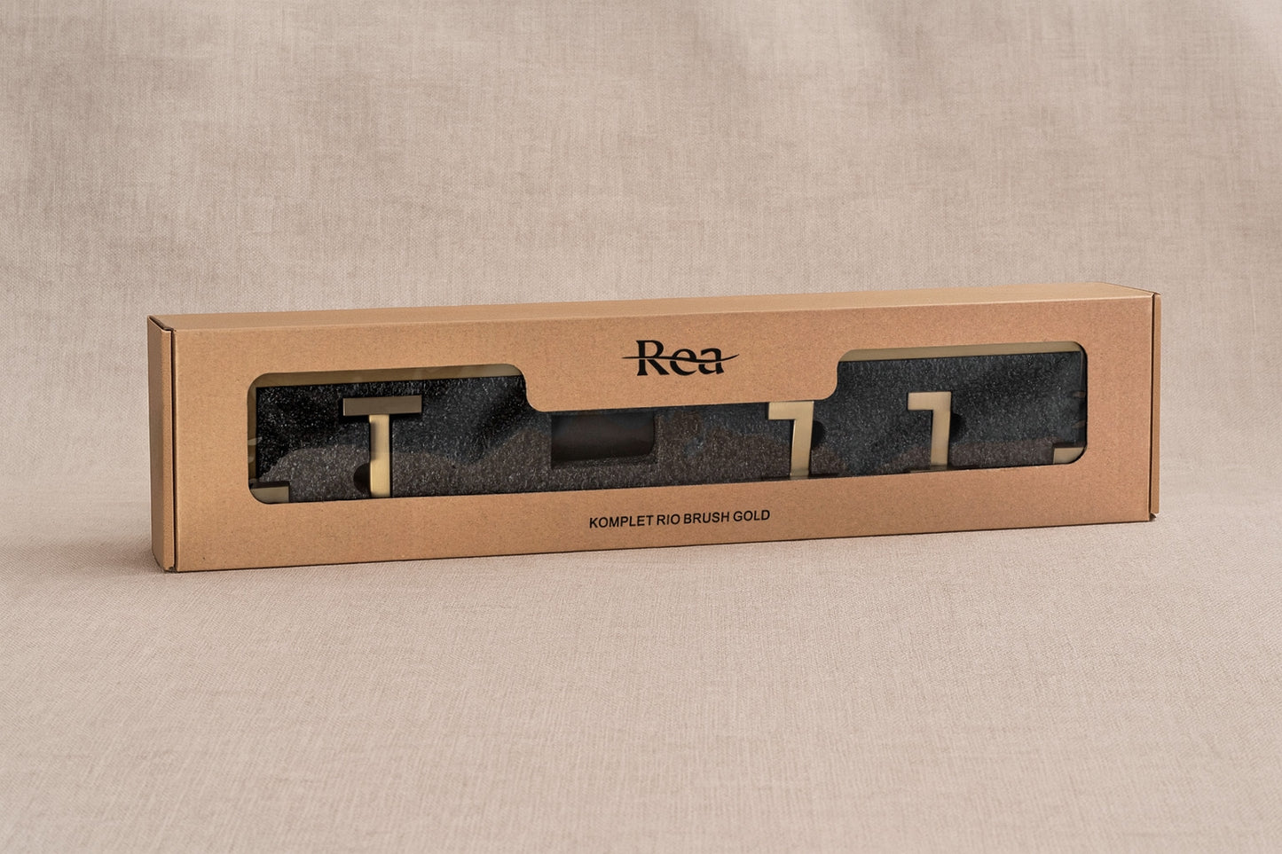 Set Accesorii Pentru Baie Rio Brush Gold 4 Piese  8