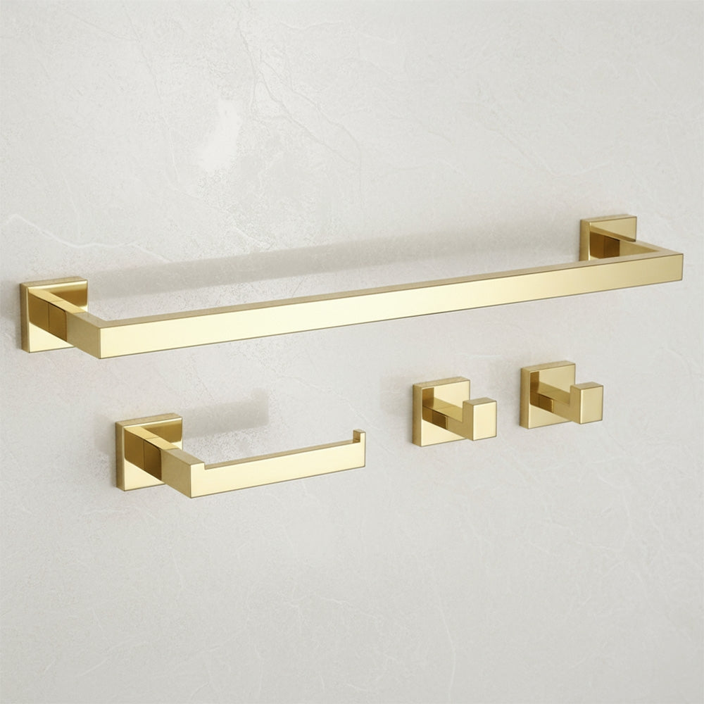 Set Accesorii Pentru Baie Rio Gold 4 Piese  1