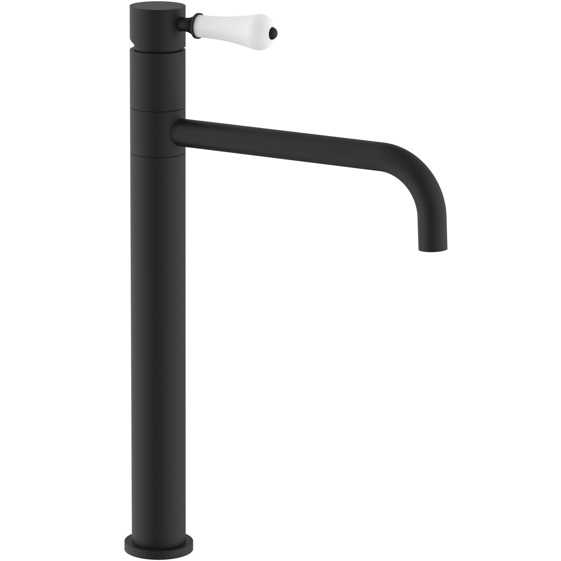 Baterie pentru lavoar Rea Serra BLACK Matt High  1