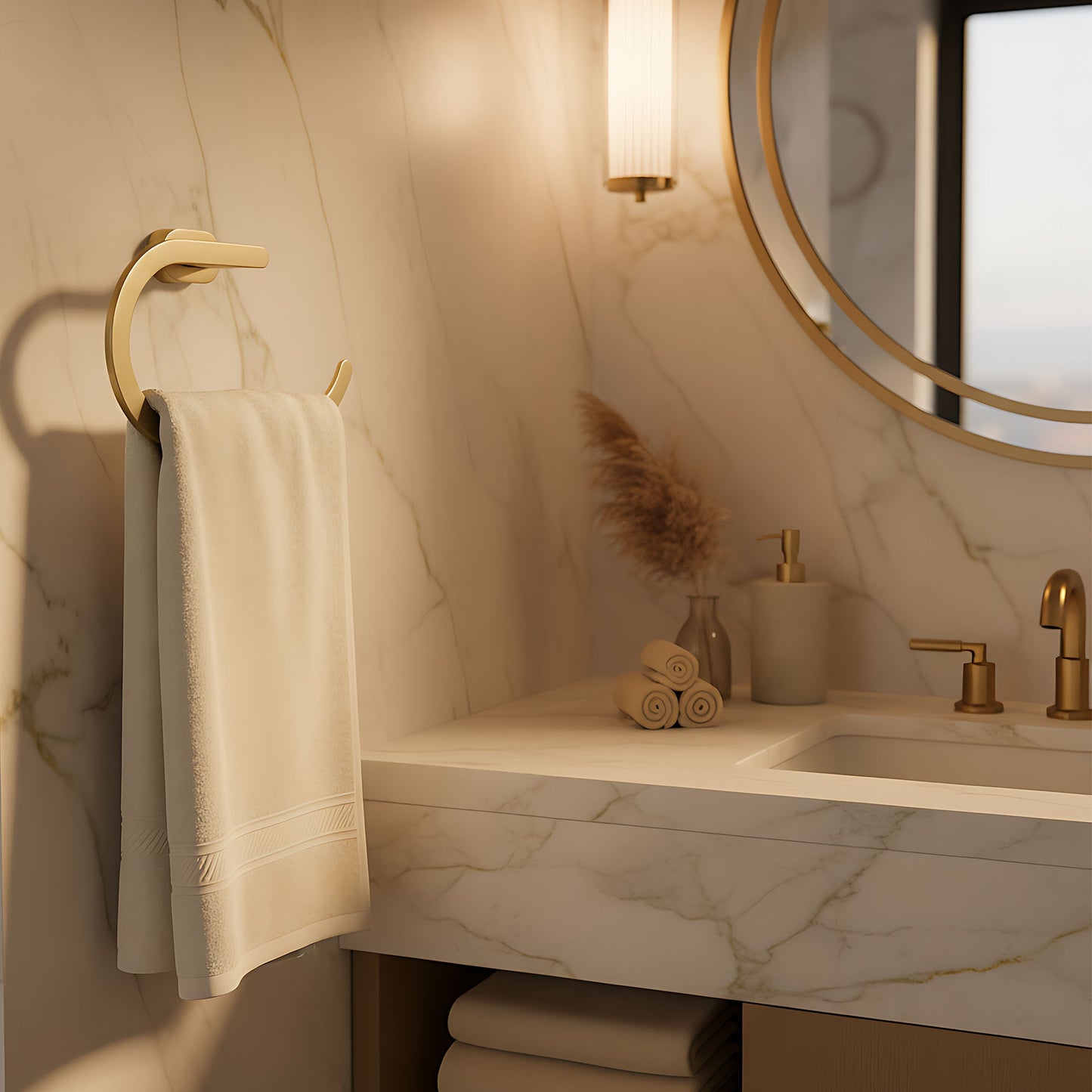 Cuier De Baie Ring 110 Til Brush Gold  4