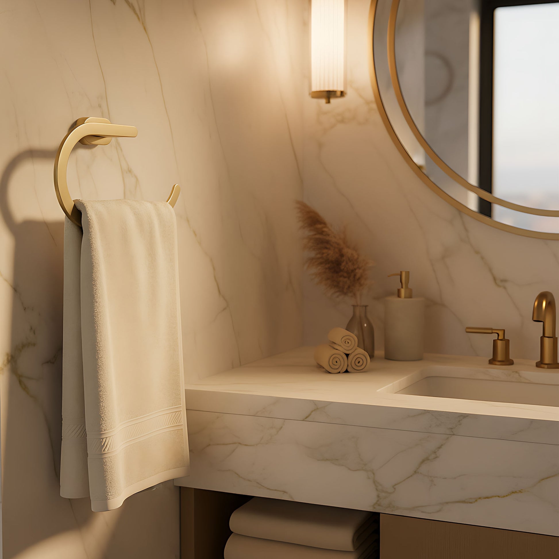 Cuier De Baie Ring 110 Til Brush Gold  4