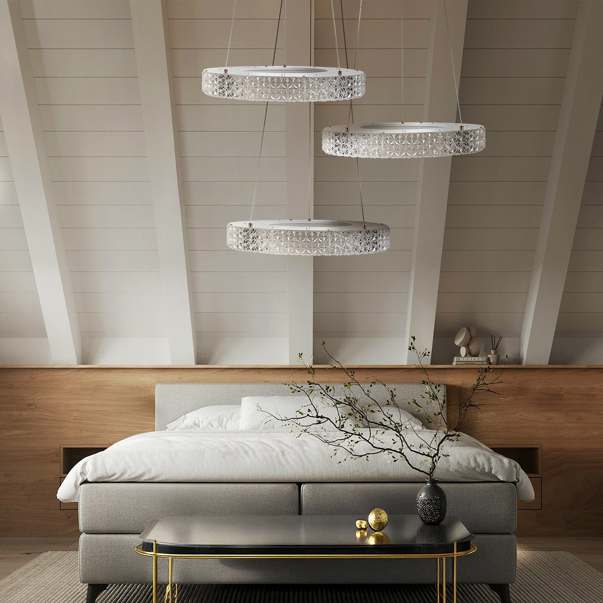 Lampa Led Ms001-cp Rose Gold 40cm  3