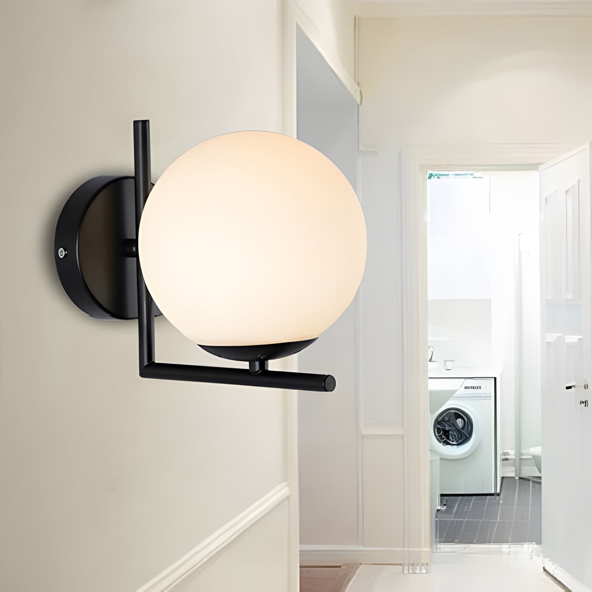 Lampa De Perete G101-1w Black White  8