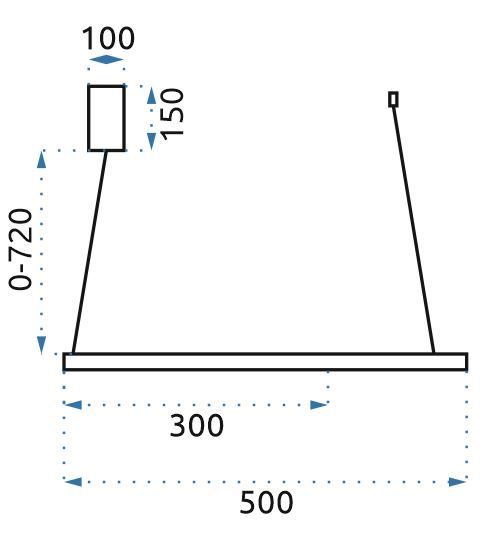 Lampă cu inel negru + telecomandă APP692-30-50  8