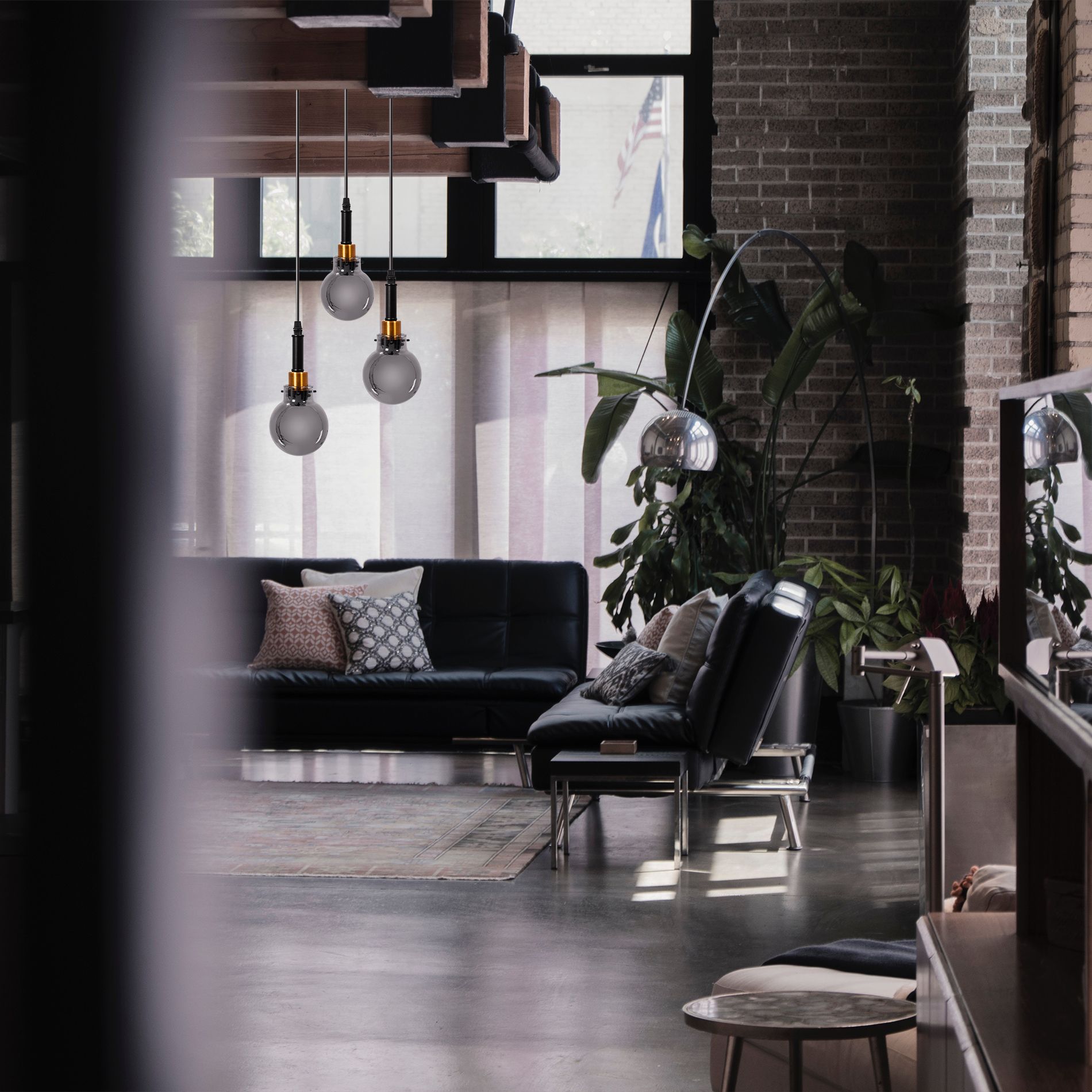 Lampă suspendată APP1124-1CP Black Gold  4