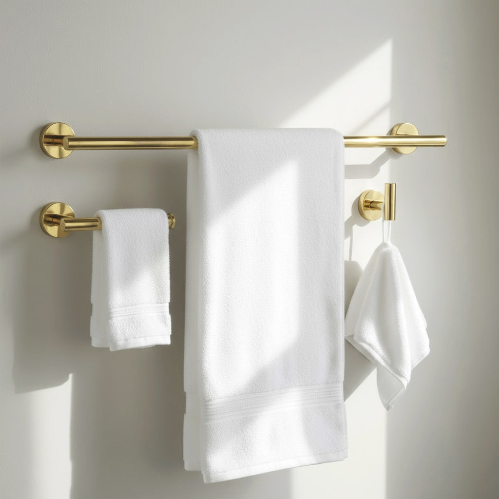 Set Accesorii Pentru Baie Ari Gold 4 Piese  3