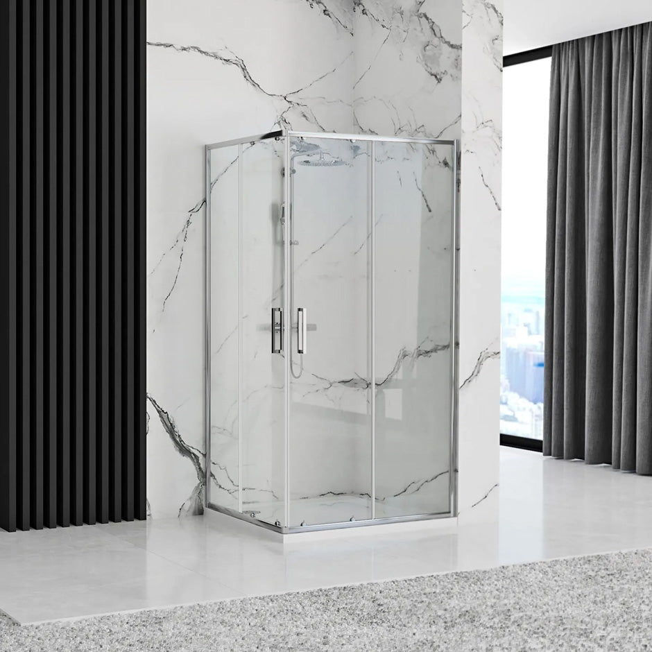 Cabină de duș Rea Punto 80x100 cm cu cadita Savoy black 2