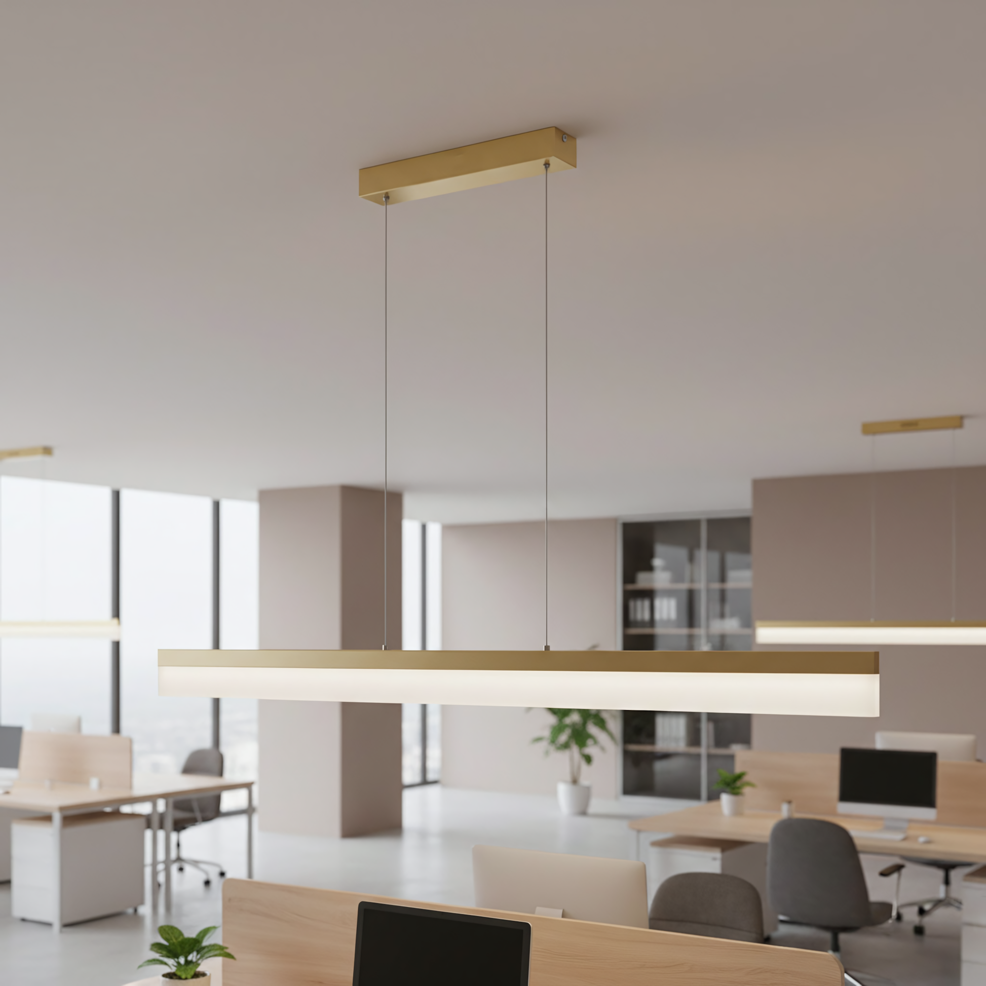 Lampă Suspendată Led App1694-cp 120 Cm Brush Gold  6