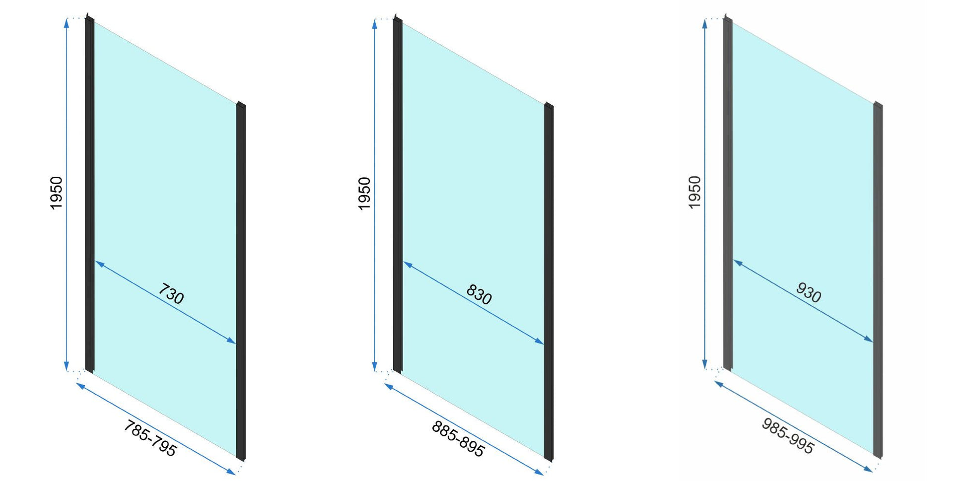 Cabina de dus De colt Rapid Swing Usa:120 x Perete:100 16