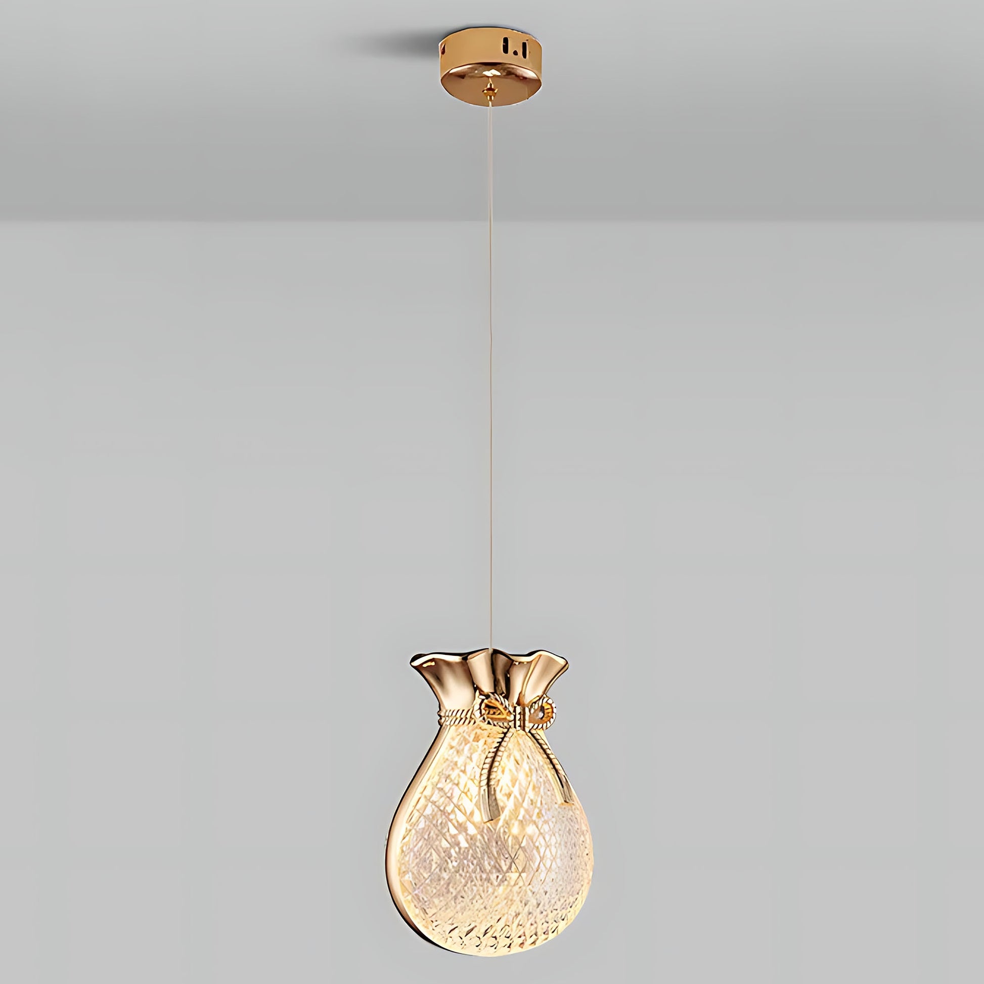 Lampă Suspendată De Tavan Lhj107-1cp Light Rose Gold  8