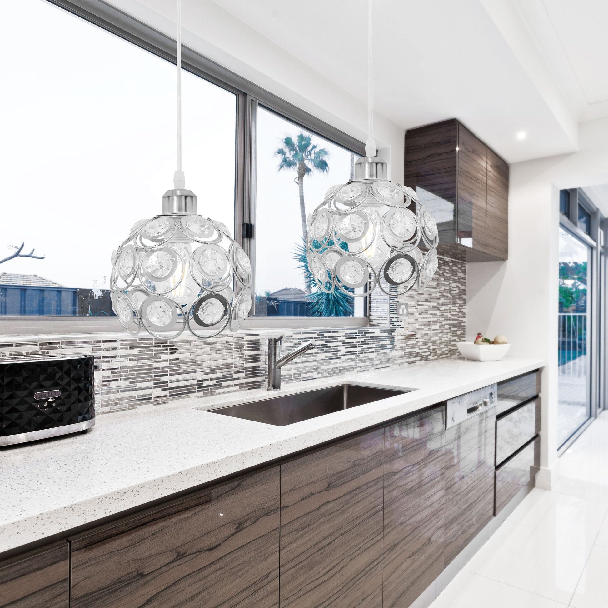 LUSTRA ELEGANTA DE TAVAN APP207 LOFT Argintiu 5