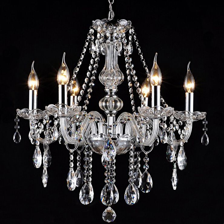 Candelabru cu lampă de cristal 392183  2