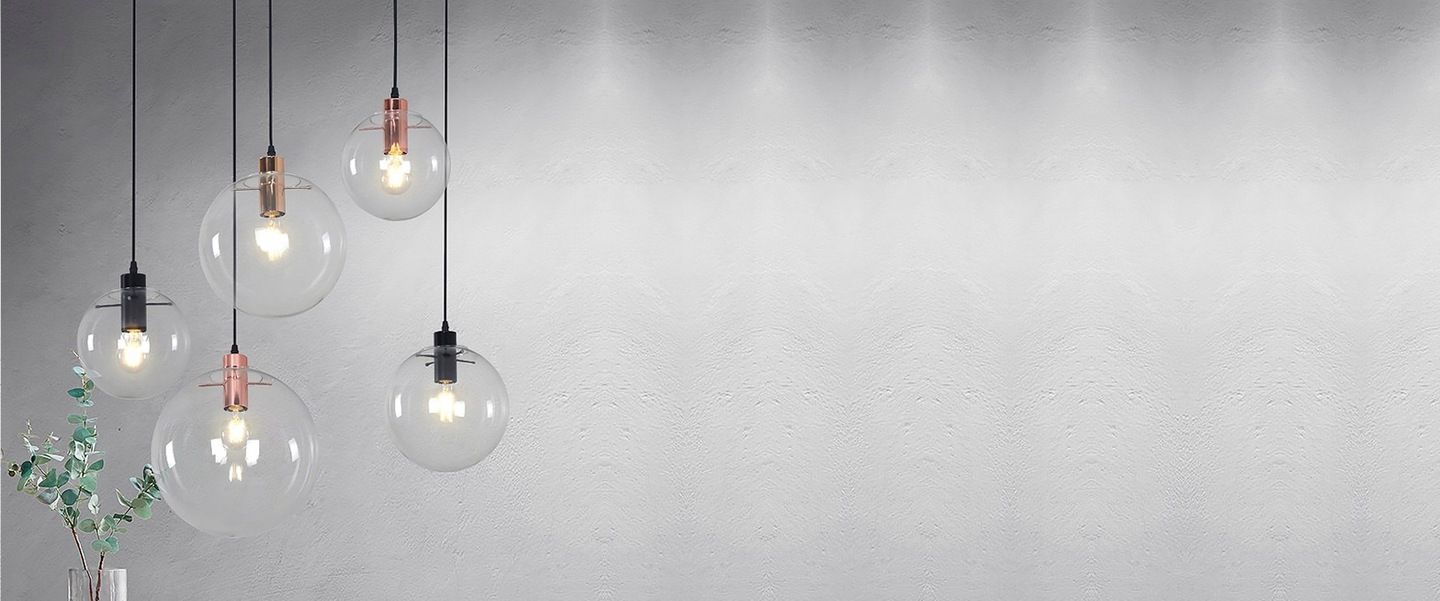 Lampă suspendată din sticlă Lassi Black 20 cm APP306-1CP  9