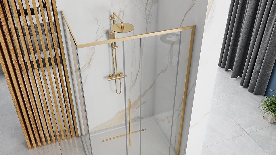 Cabina de dus SOLAR GOLD 100x80cm fara cadita 4