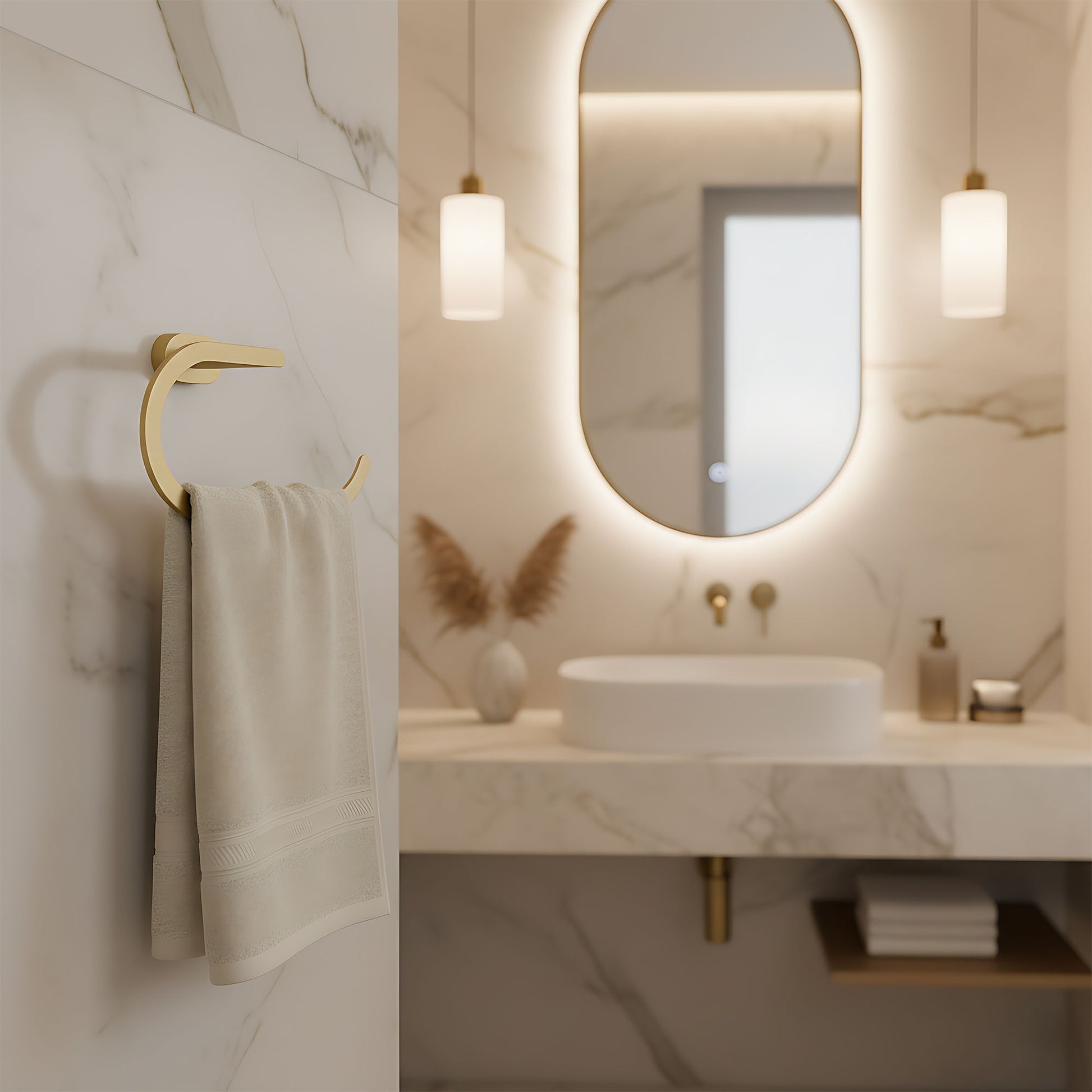 Cuier De Baie Ring 110 Til Brush Gold  5