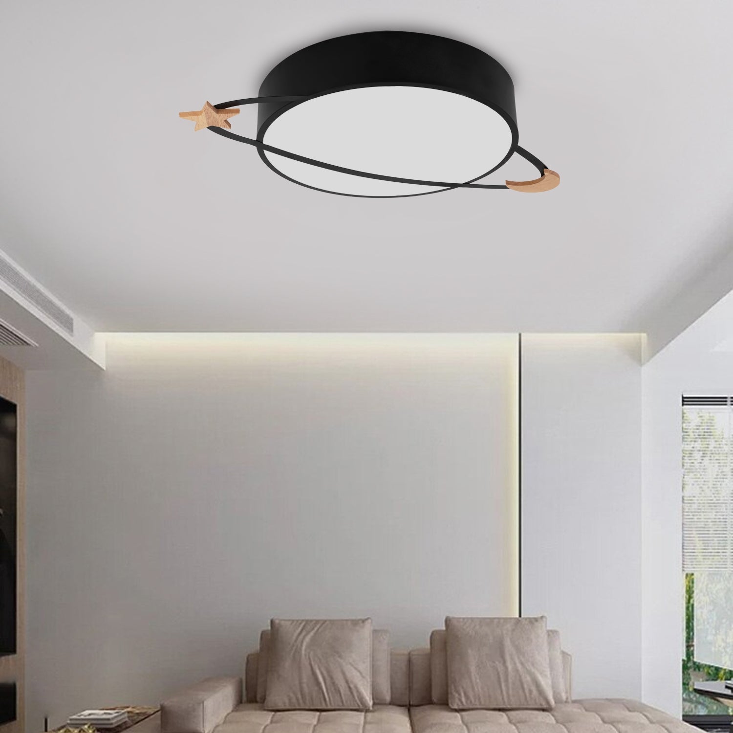 Lampa Plafoniera Moon Black App866-c  4