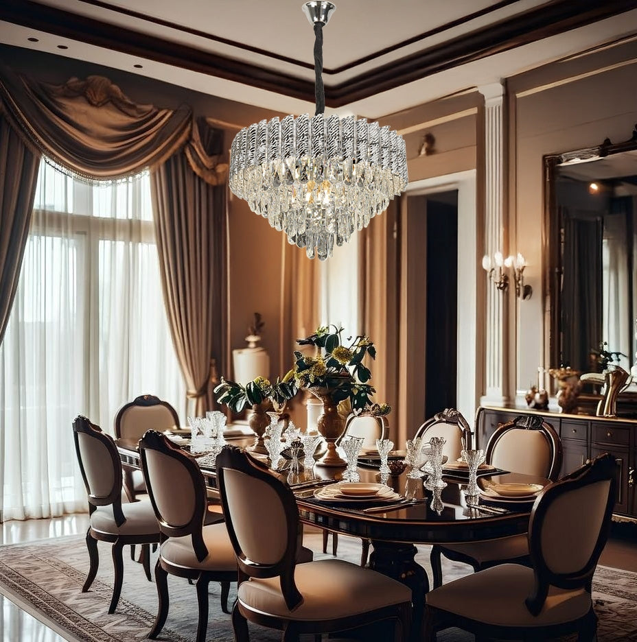 Lampă Suspendată Cristal G055-cp 50cm Chrome  2