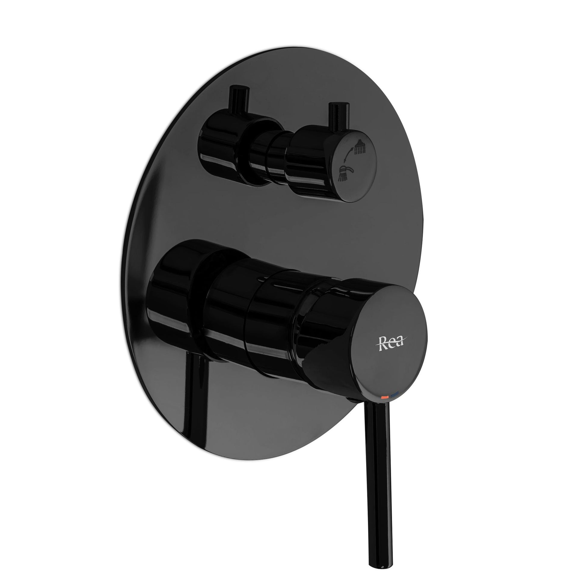 Set de dus Incastrat REA Lungo Black Metallic + BOX 2
