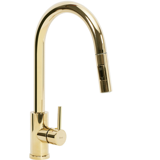 Baterie de bucătărie Rea Fresh gold  1