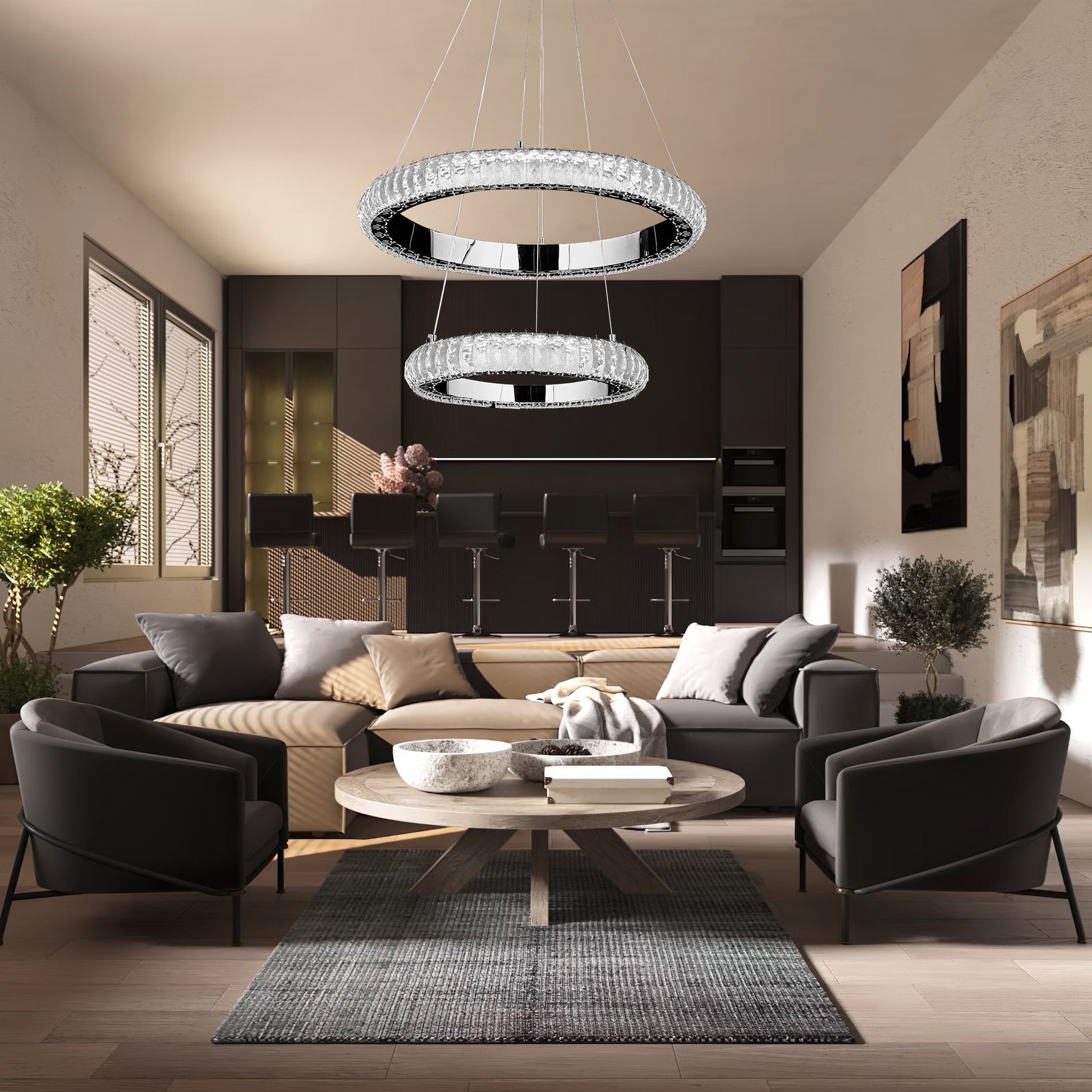 Lampa Led G044-2cp Chrome  3
