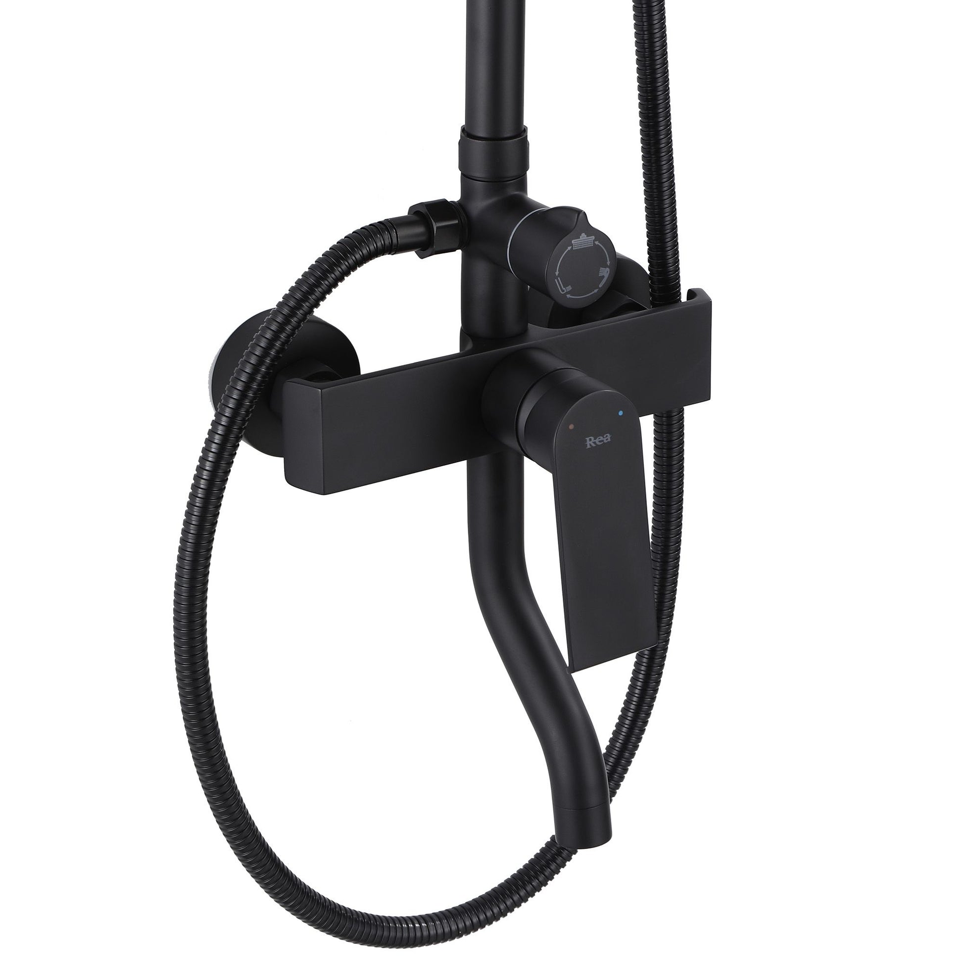Coloana de dus REA HASS Negru  2