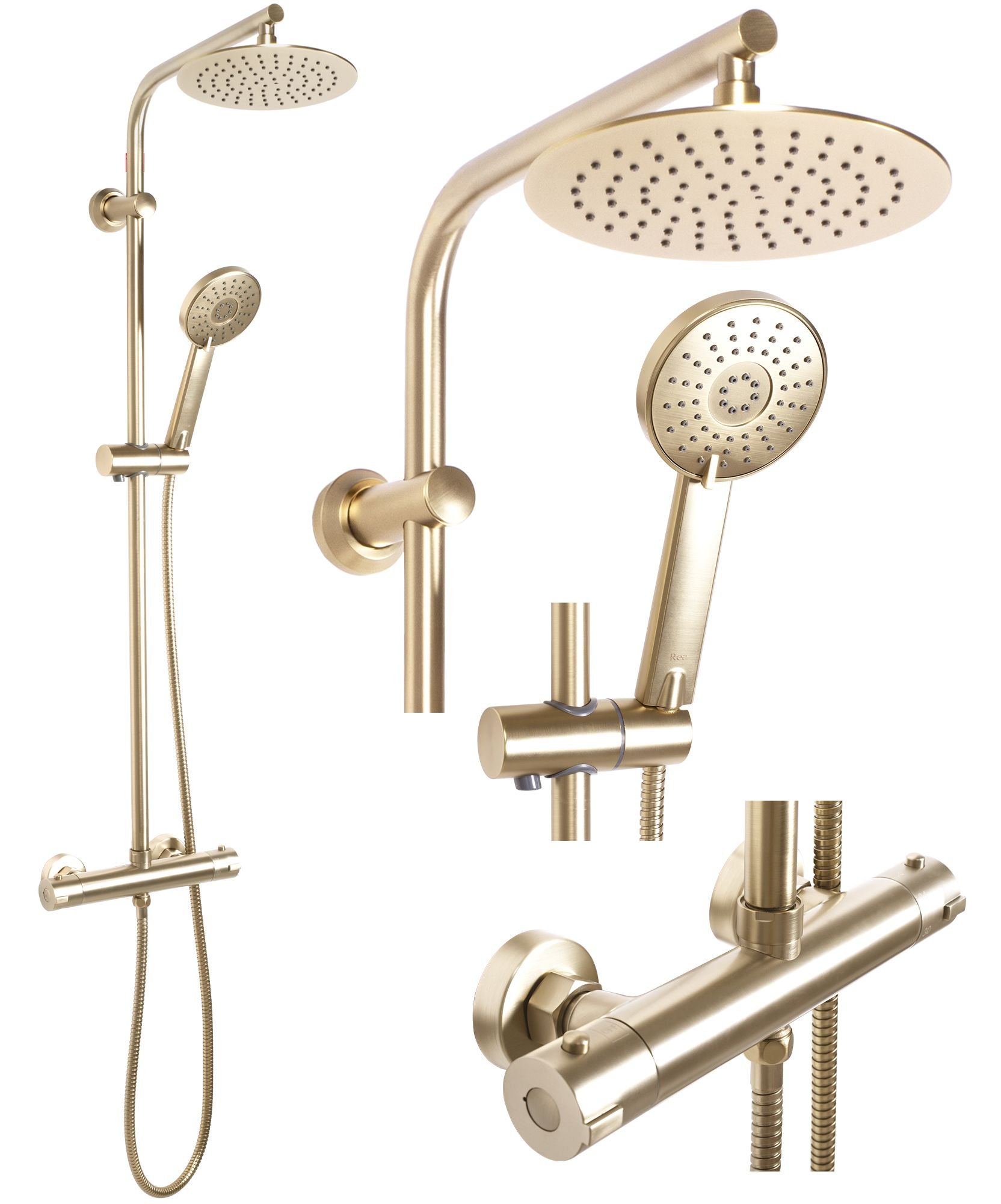 Set dus REA Bliss brush gold 1