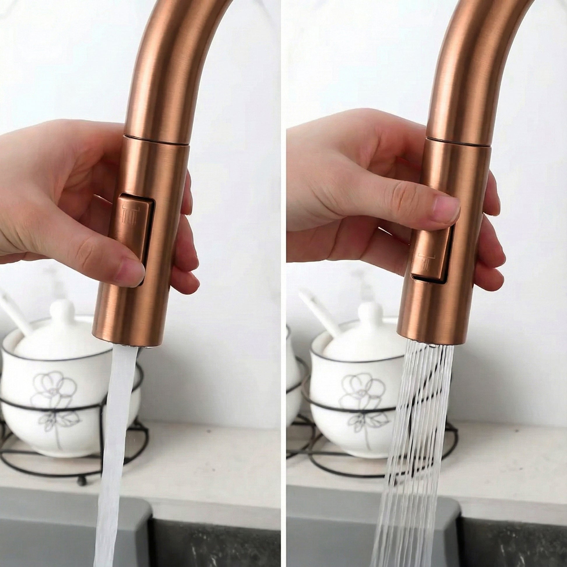 Baterie de bucătărie Rea Eco Fresh Brush Copper  3