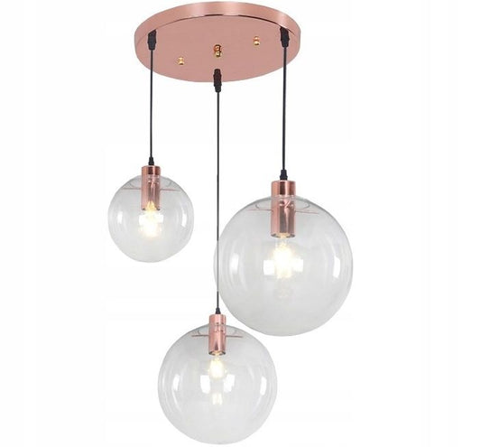 Lampa DE TAVAN SUSPENDABILA din sticla LASSI 20+25+30 cm  1