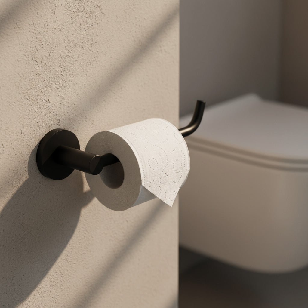 Suport Hârtie Igienică 5609 Leo Black  2