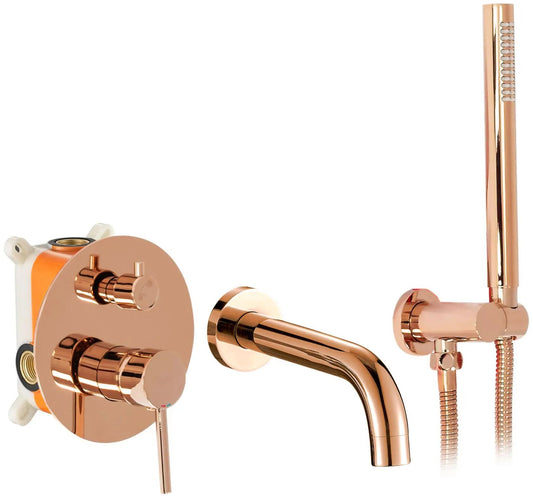 Baterie pentru cada Incastrata Rea Lungo Rose Gold + BOX  1