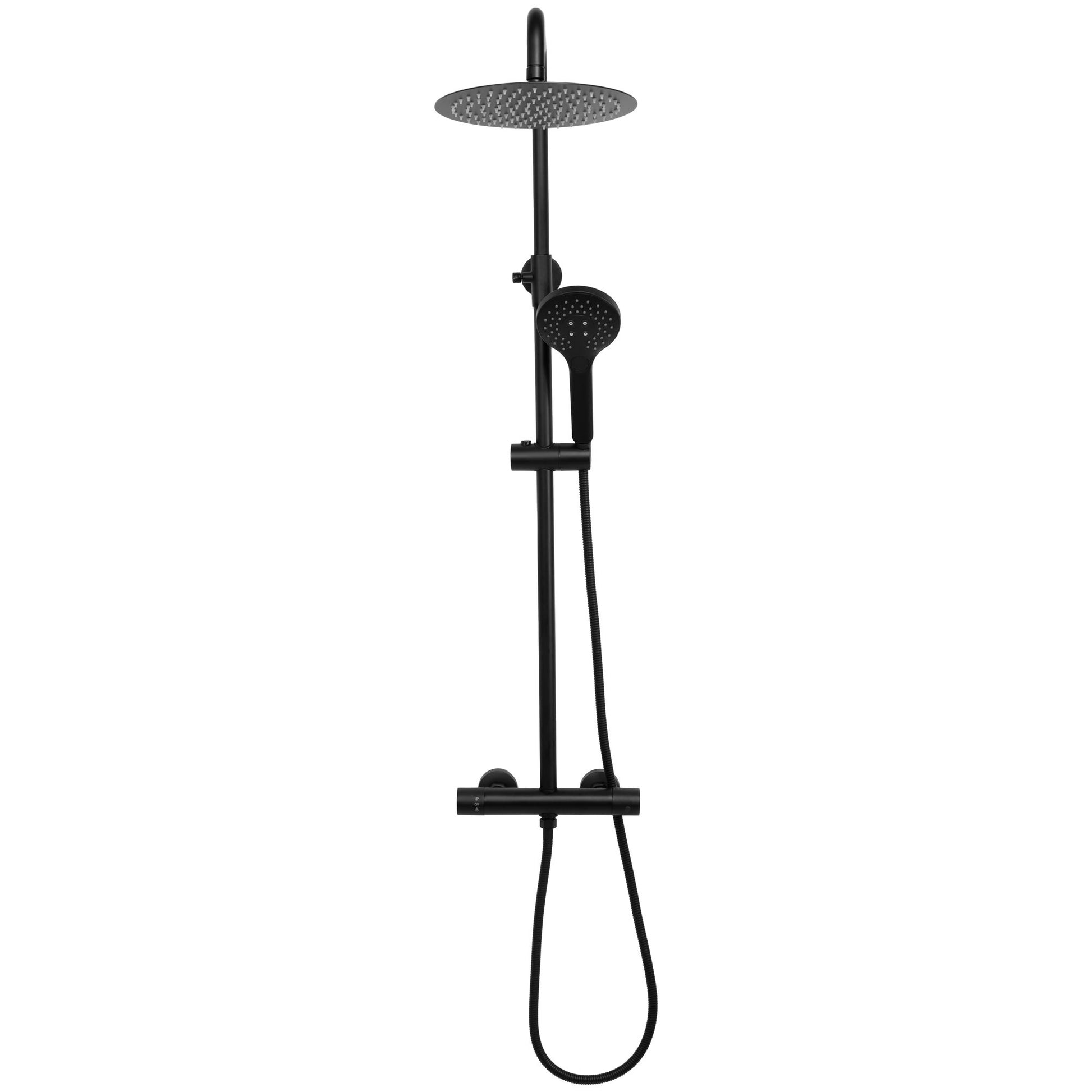 Coloana de dus cu termostat REA VINCENT Black  7