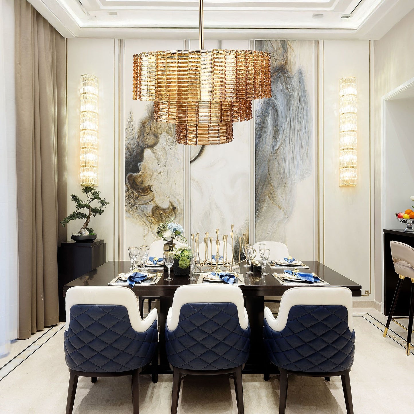 Lustră Suspendată De Tavan APP1677-8CP Maro  10