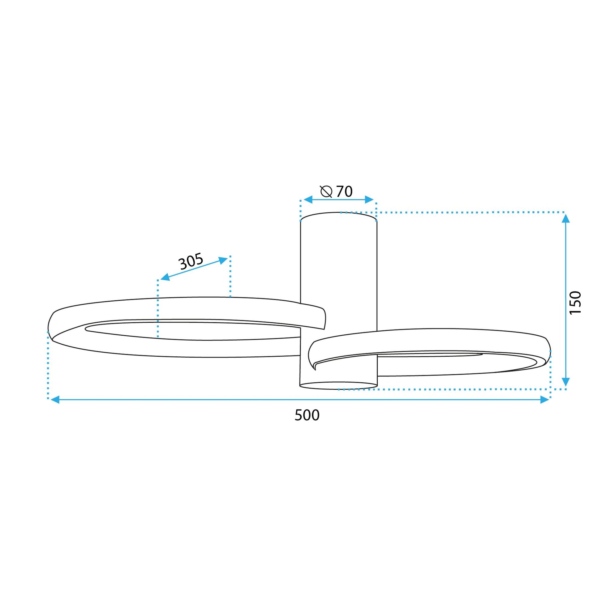 Lampa APP1402-CW Gold  7