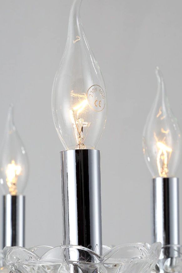 Candelabru cu lampă de cristal 300752  9