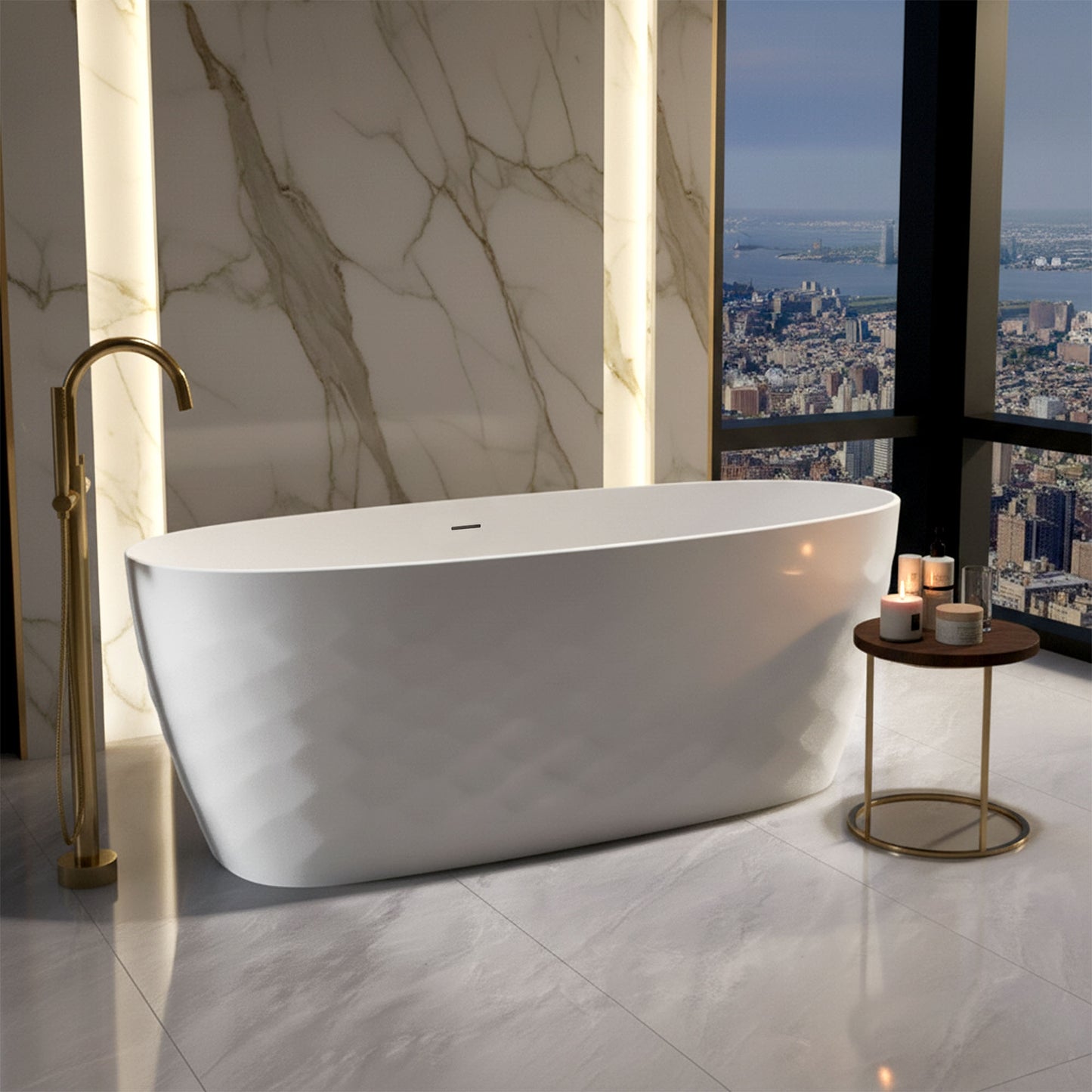 Cadă Acrilică Freestanding Gaja 170  3