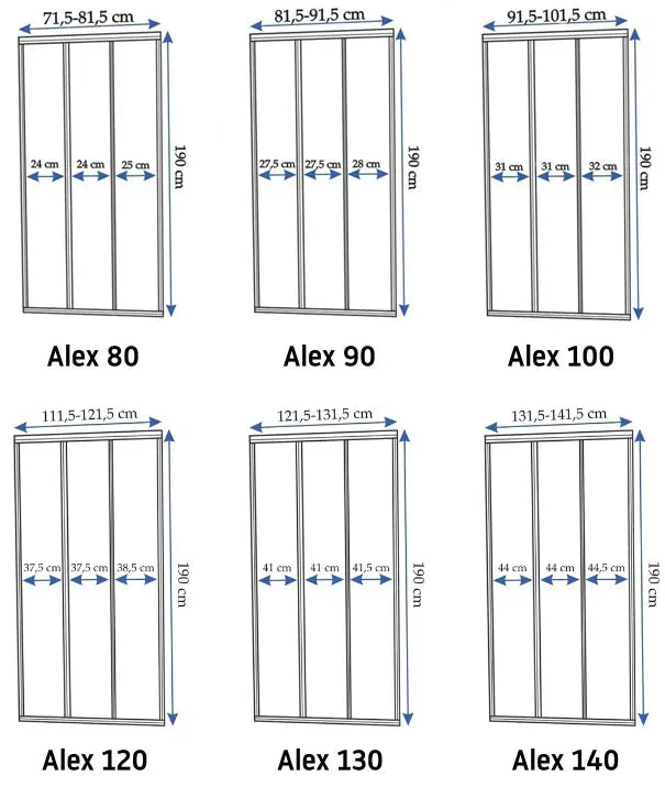 Usa pentru dus Rea Alex 100 Gold Brush 7