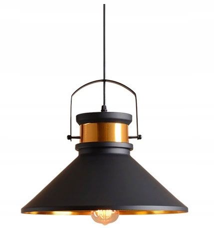 Lampa DE TAVAN ASTI B negru / Auriu  3