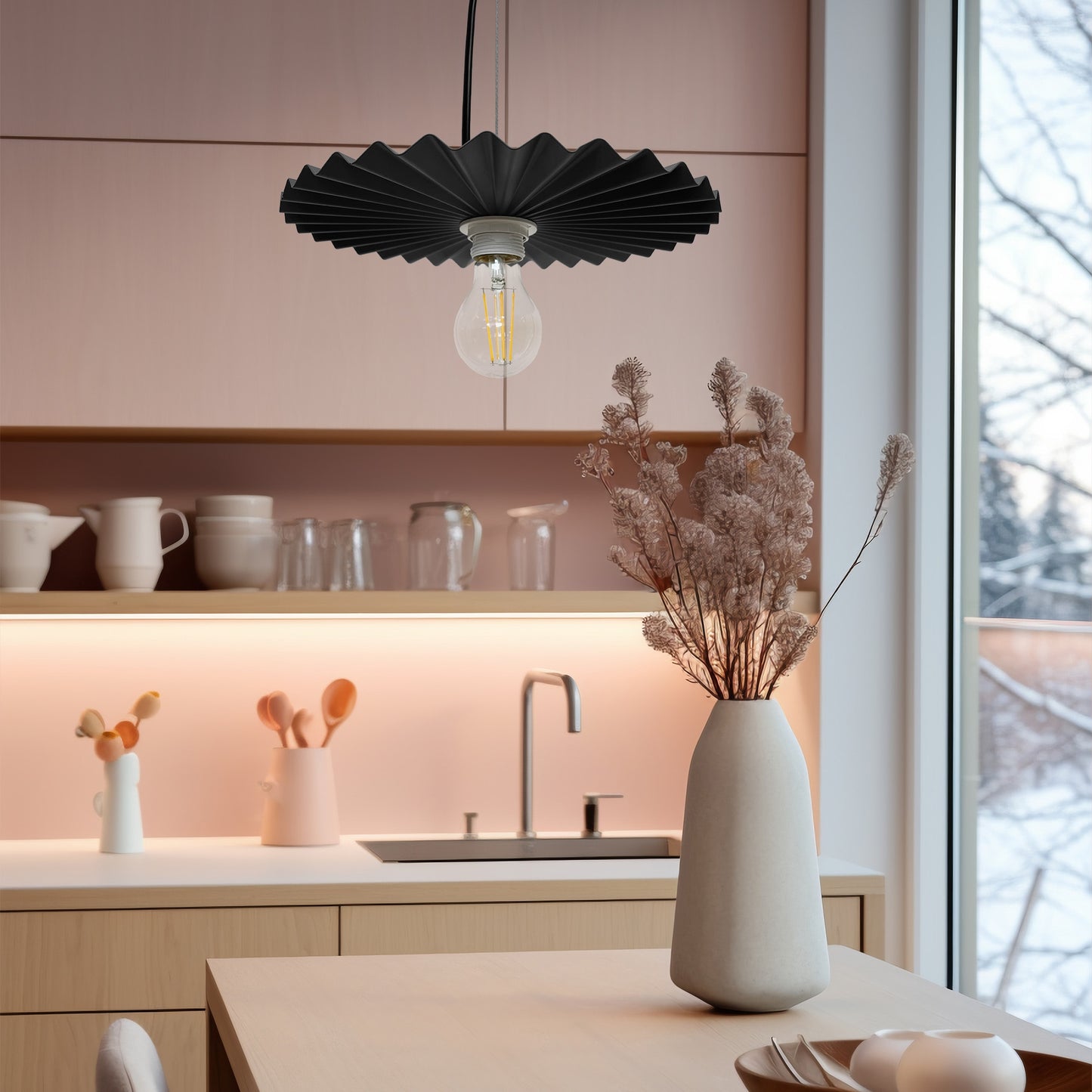 Lampă De Tavan APP1452-1CP Black  4