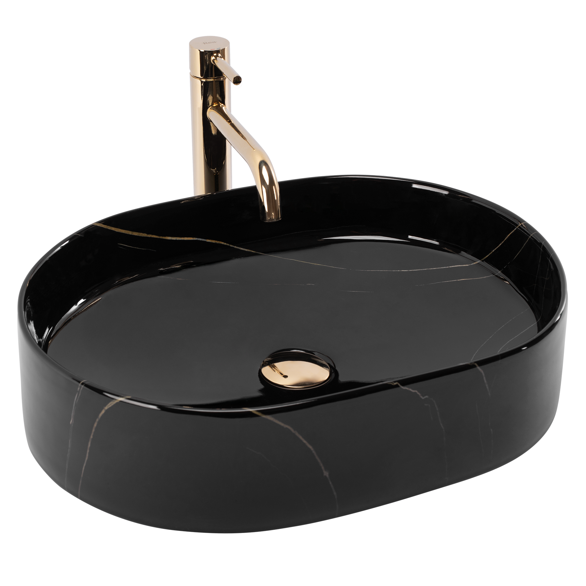 Lavoar Pe Blat Rea Nadia 50 Black Stone  1