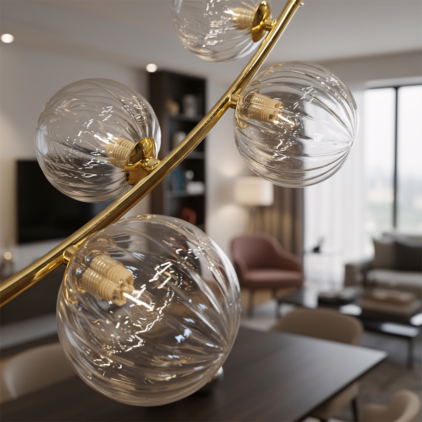 Lampă Suspendată G133-6cp Gold  4