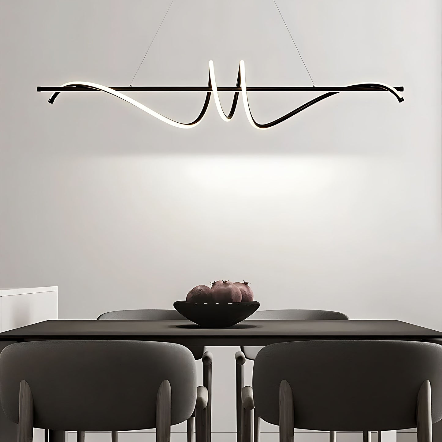 Lampa Wisząca Lhj023-cp 120 Cm Black  4