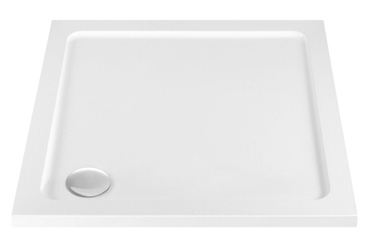 Cada pentru dus din acril Rea Savoy alb  90x90  3