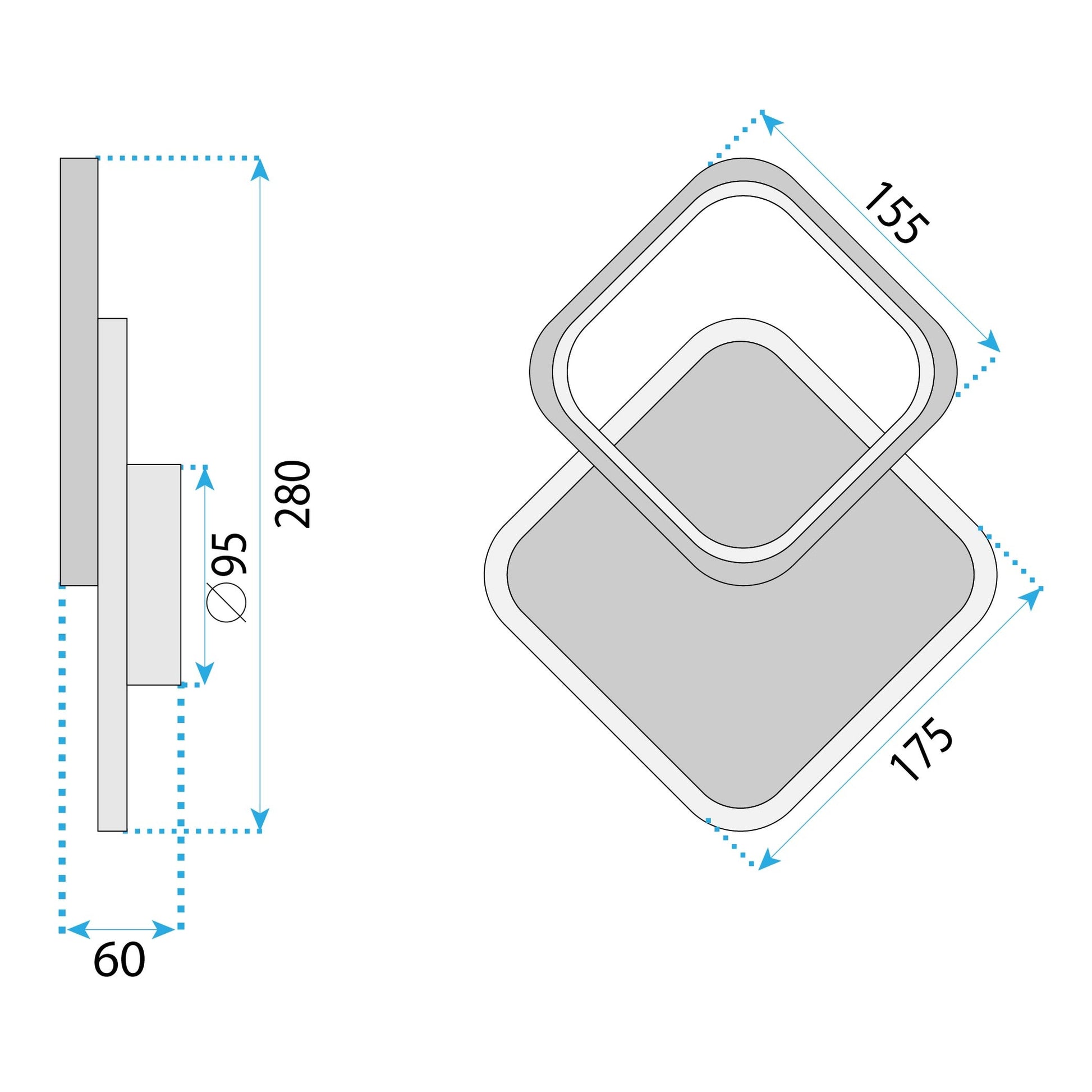 Aplică De Perete Led Lhj080-w White  7