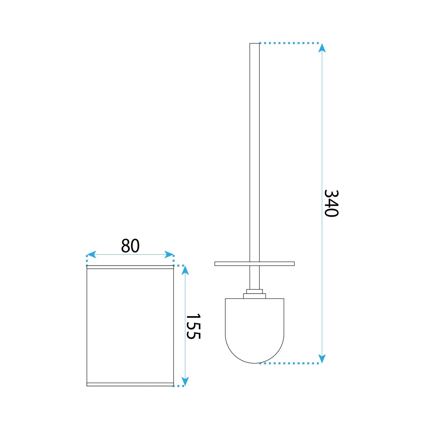 Perie Wc B110 Brush Copper  8