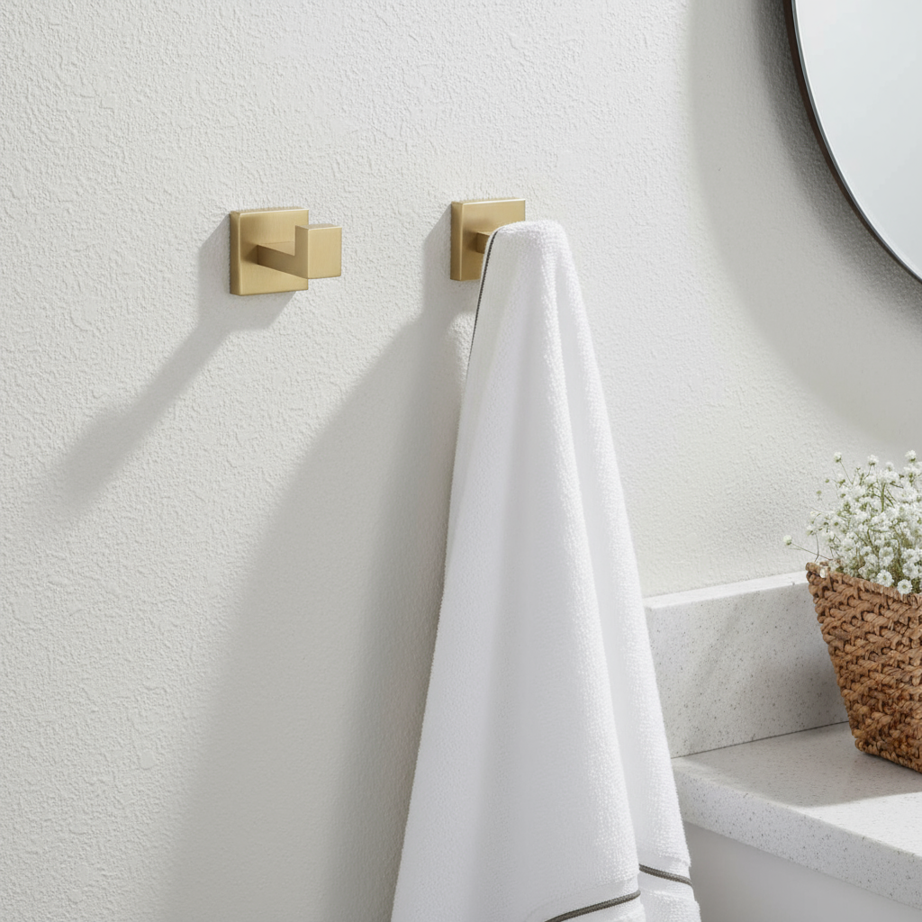 Set Accesorii Pentru Baie Rio Brush Gold 4 Piese  3